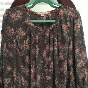 Floral Silk Blouse